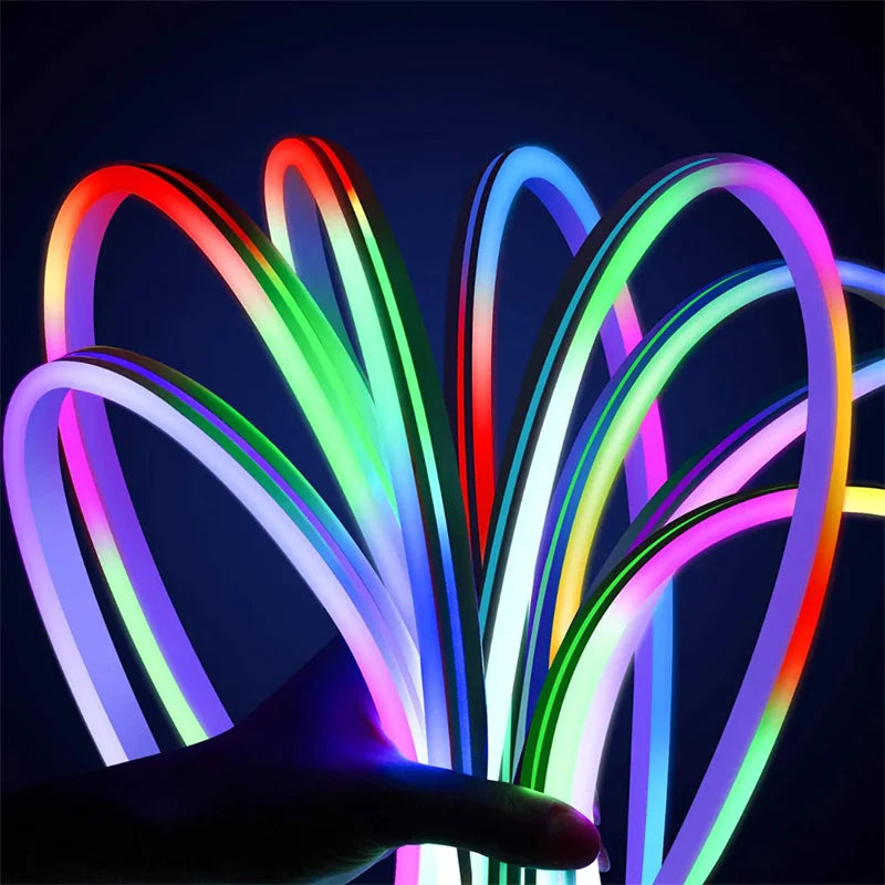 Neon LED Strip Lights 24V with Music Sync RGBIC (Full Set)