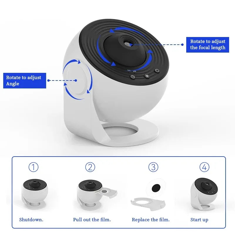12 in 1 Galaxy Projector Planetarium