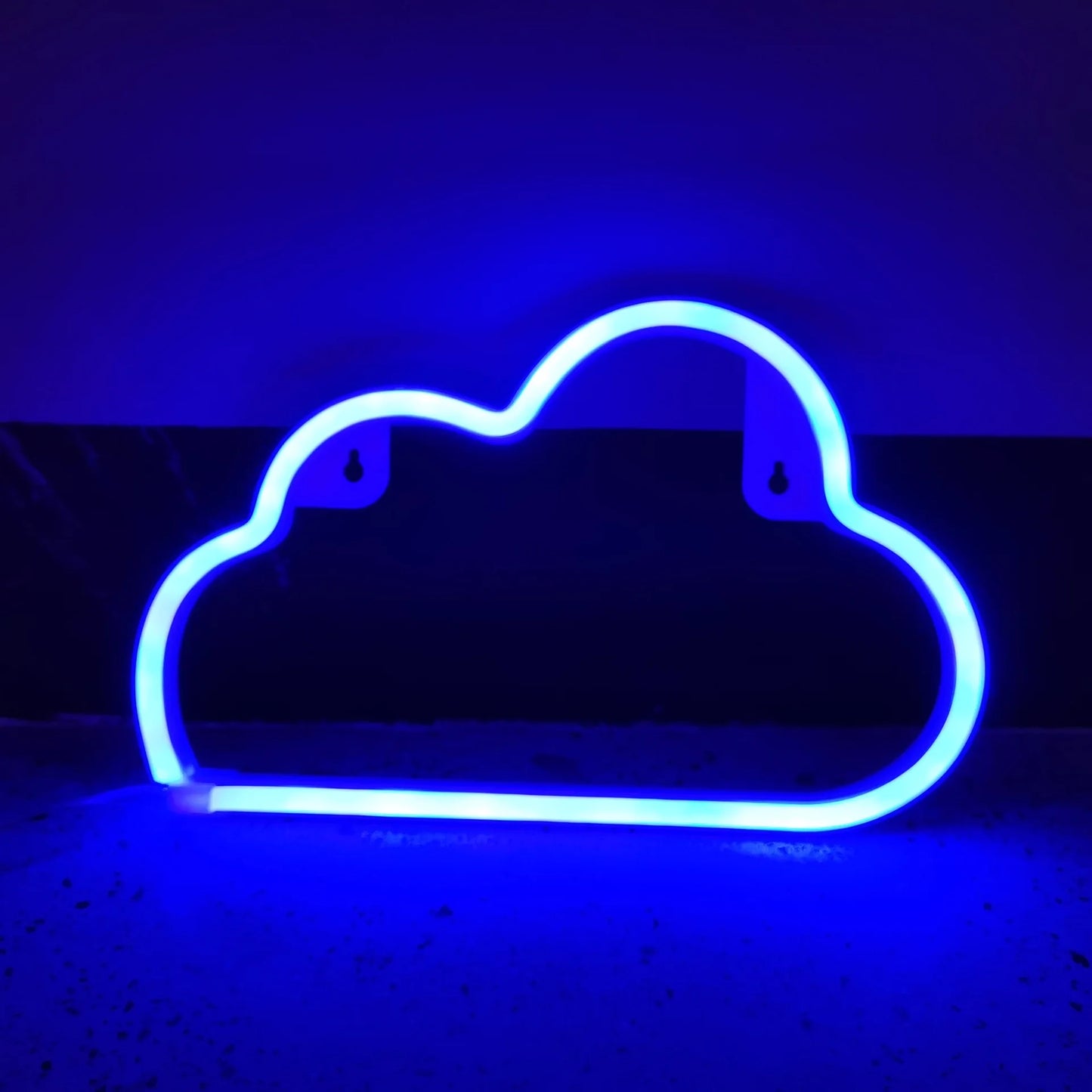 Lightning LED Neon Sign Clouds