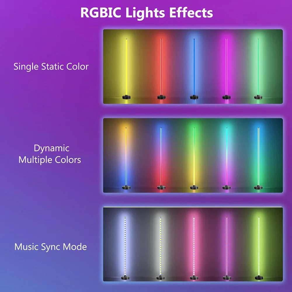 Floor Lamp with music sync