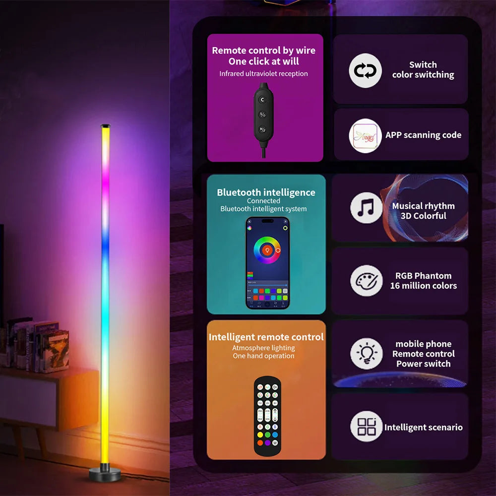 Floor Lamp with music sync
